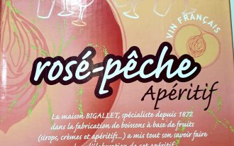 Le Vignoble - Pêche rosé BIB 3L Bigallet