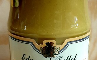 Le Vignoble - Moutarde de Dijon miel/vinaigre balsamique 210G